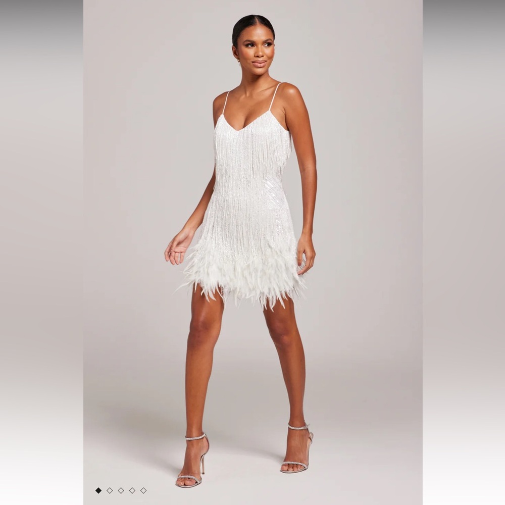 Nadine Merabi Lottie Dress White